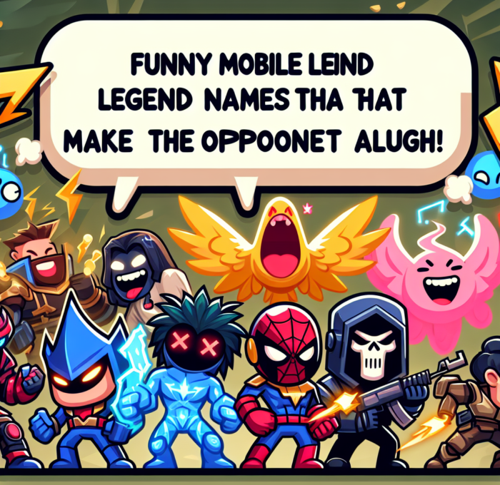 Nama Mobile Legend Lucu yang Bikin Lawan Ketawa