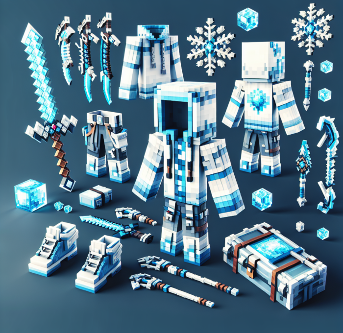 Exploring the Cool Aesthetics of Frost Diamond Skins in Minecraft