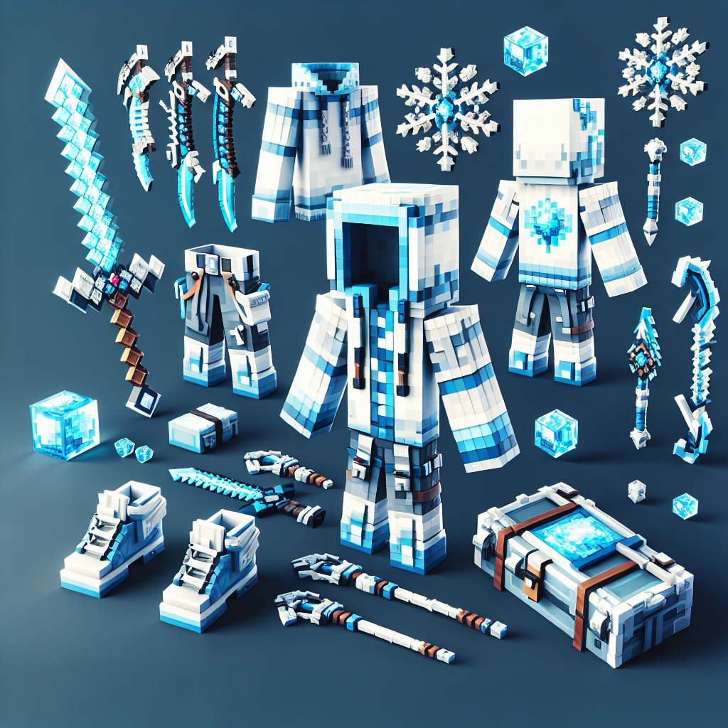 Exploring the Cool Aesthetics of Frost Diamond Skins in Minecraft